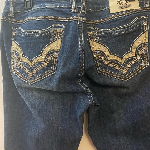 LA Idol Jeans. Bling  Size 17 - Picture 5 of 6